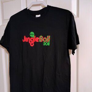 Womens Tshirt, Jingle Ball 2011, Med, Kelly Clarkson, Demi Lovato,Joe Jonas, New
